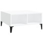 vidaXL Tavolino da Salotto Bianco 60x60x30 cm in Truciolato vidaXL Tavolino da Salotto Bianco 60x60x30 cm in Truciolato