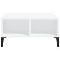 vidaXL Tavolino da Salotto Bianco 60x60x30 cm in Truciolato vidaXL Tavolino da Salotto Bianco 60x60x30 cm in Truciolato