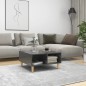 vidaXL Tavolino da Salotto Grigio Lucido 60x60x30 cm in Truciolato vidaXL Tavolino da Salotto Grigio Lucido 60x60x30 cm in Truciolato