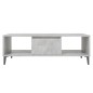 vidaXL Tavolino da Salotto Grigio Cemento 103,5x60x35 cm in Truciolato vidaXL Tavolino da Salotto Grigio Cemento 103,5x60x35 cm in Truciolato
