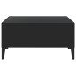 vidaXL Tavolino da Salotto Nero 60x60x30 cm in Truciolato