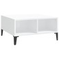 vidaXL Tavolino da Salotto Bianco Lucido 60x60x30 cm in Truciolato vidaXL Tavolino da Salotto Bianco Lucido 60x60x30 cm in Truciolato