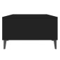 vidaXL Tavolino da Salotto Nero 103,5x60x35 cm in Truciolato