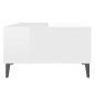 vidaXL Tavolino da Salotto Bianco Lucido 103,5x60x35 cm in Truciolato vidaXL Tavolino da Salotto Bianco Lucido 103,5x60x35 cm in Truciolato