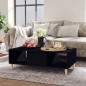 vidaXL Tavolino da Salotto Nero 103,5x60x35 cm in Truciolato vidaXL Tavolino da Salotto Nero 103,5x60x35 cm in Truciolato