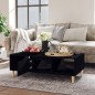 vidaXL Tavolino da Salotto Nero 103,5x60x35 cm in Truciolato vidaXL Tavolino da Salotto Nero 103,5x60x35 cm in Truciolato