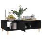 vidaXL Tavolino da Salotto Nero 103,5x60x35 cm in Truciolato vidaXL Tavolino da Salotto Nero 103,5x60x35 cm in Truciolato