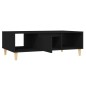 vidaXL Tavolino da Salotto Nero 103,5x60x35 cm in Truciolato vidaXL Tavolino da Salotto Nero 103,5x60x35 cm in Truciolato