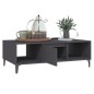 vidaXL Tavolino da Salotto Grigio 103,5x60x35 cm in Truciolato vidaXL Tavolino da Salotto Grigio 103,5x60x35 cm in Truciolato