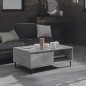 vidaXL Tavolino da Salotto Grigio Cemento 90x60x35cm Legno Multistrato vidaXL Tavolino da Salotto Grigio Cemento 90x60x35cm Legno Multistrato