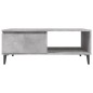 vidaXL Tavolino da Salotto Grigio Cemento 90x60x35cm Legno Multistrato vidaXL Tavolino da Salotto Grigio Cemento 90x60x35cm Legno Multistrato