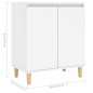vidaXL Credenza Bianca 103,5x35x70 cm in Legno Multistrato vidaXL Credenza Bianca 103,5x35x70 cm in Legno Multistrato