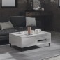 vidaXL Tavolino da Salotto Bianco Lucido 90x60x35 cm in Truciolato vidaXL Tavolino da Salotto Bianco Lucido 90x60x35 cm in Truciolato