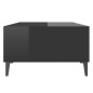 vidaXL Tavolino da Salotto Nero Lucido 103,5x60x35 cm in Truciolato vidaXL Tavolino da Salotto Nero Lucido 103,5x60x35 cm in Truciolato