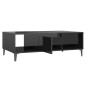 vidaXL Tavolino da Salotto Nero Lucido 103,5x60x35 cm in Truciolato vidaXL Tavolino da Salotto Nero Lucido 103,5x60x35 cm in Truciolato