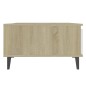 vidaXL Tavolino Salotto Bianco e Rovere Sonoma 90x60x35 cm Truciolato vidaXL Tavolino Salotto Bianco e Rovere Sonoma 90x60x35 cm Truciolato