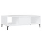 vidaXL Tavolino da Salotto Bianco 103,5x60x35 cm in Legno Multistrato vidaXL Tavolino da Salotto Bianco 103,5x60x35 cm in Legno Multistrato