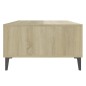 vidaXL Tavolino Salotto Bianco Rovere Sonoma 103,5x60x35cm Truciolato vidaXL Tavolino Salotto Bianco Rovere Sonoma 103,5x60x35cm Truciolato