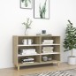 vidaXL Credenza Bianca e Rovere Sonoma 103,5x35x70 cm in Truciolato vidaXL Credenza Bianca e Rovere Sonoma 103,5x35x70 cm in Truciolato
