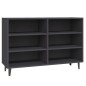 vidaXL Credenza Grigia 103,5x35x70 cm in Truciolato vidaXL Credenza Grigia 103,5x35x70 cm in Truciolato