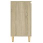 vidaXL Credenza con Gambe Rovere Massello Sonoma 60x35x70cm Truciolato vidaXL Credenza con Gambe Rovere Massello Sonoma 60x35x70cm Truciolato