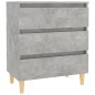 vidaXL Credenza Grigio Cemento 60x35x69 cm in Truciolato vidaXL Credenza Grigio Cemento 60x35x69 cm in Truciolato