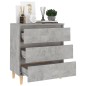 vidaXL Credenza Grigio Cemento 60x35x69 cm in Truciolato vidaXL Credenza Grigio Cemento 60x35x69 cm in Truciolato