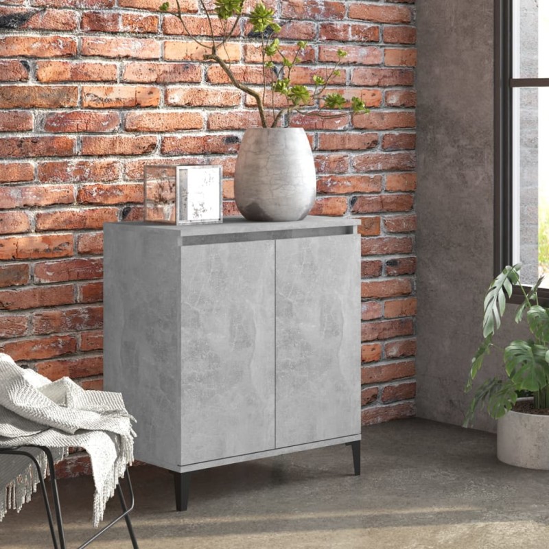vidaXL Credenza Grigio Cemento 60x35x70 cm in Truciolato vidaXL Credenza Grigio Cemento 60x35x70 cm in Truciolato
