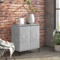 vidaXL Credenza Grigio Cemento 60x35x70 cm in Truciolato vidaXL Credenza Grigio Cemento 60x35x70 cm in Truciolato