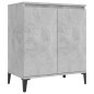 vidaXL Credenza Grigio Cemento 60x35x70 cm in Truciolato vidaXL Credenza Grigio Cemento 60x35x70 cm in Truciolato