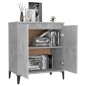 vidaXL Credenza Grigio Cemento 60x35x70 cm in Truciolato vidaXL Credenza Grigio Cemento 60x35x70 cm in Truciolato