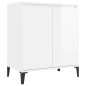 vidaXL Credenza Bianco Lucido 60x35x70 cm in Truciolato vidaXL Credenza Bianco Lucido 60x35x70 cm in Truciolato