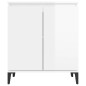 vidaXL Credenza Bianco Lucido 60x35x70 cm in Truciolato vidaXL Credenza Bianco Lucido 60x35x70 cm in Truciolato