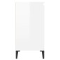 vidaXL Credenza Bianco Lucido 60x35x70 cm in Truciolato vidaXL Credenza Bianco Lucido 60x35x70 cm in Truciolato
