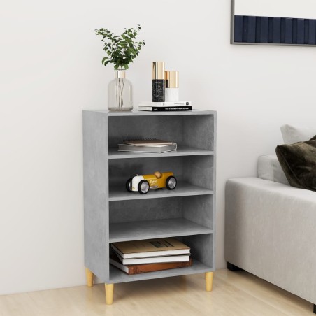 vidaXL Credenza Grigio Cemento 57x35x90 cm in Truciolato
