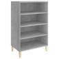 vidaXL Credenza Grigio Cemento 57x35x90 cm in Truciolato vidaXL Credenza Grigio Cemento 57x35x90 cm in Truciolato