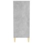 vidaXL Credenza Grigio Cemento 57x35x90 cm in Truciolato vidaXL Credenza Grigio Cemento 57x35x90 cm in Truciolato