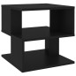 vidaXL Tavolino Nero 40x40x40 cm in Truciolato vidaXL Tavolino Nero 40x40x40 cm in Truciolato