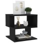 vidaXL Tavolino Nero 40x40x40 cm in Truciolato vidaXL Tavolino Nero 40x40x40 cm in Truciolato