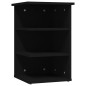 vidaXL Credenza Nera 35x35x55 cm in Truciolato vidaXL Credenza Nera 35x35x55 cm in Truciolato