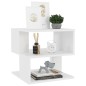 vidaXL Tavolino Bianco 40x40x40 cm in Legno Multistrato vidaXL Tavolino Bianco 40x40x40 cm in Legno Multistrato