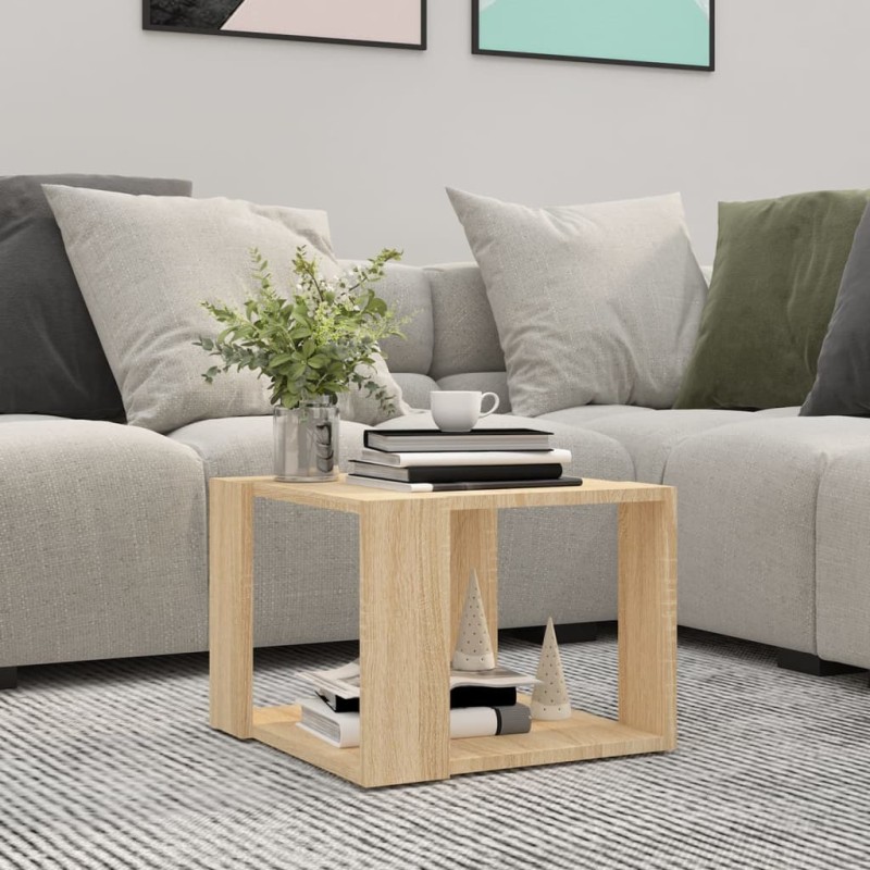 vidaXL Tavolino da Salotto Rovere Sonoma 40x40x43 cm Legno Multistrato vidaXL Tavolino da Salotto Rovere Sonoma 40x40x43 cm Legno Multistrato