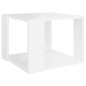 vidaXL Tavolino da Salotto Bianco 40x40x30 cm in Legno Multistrato vidaXL Tavolino da Salotto Bianco 40x40x30 cm in Legno Multistrato