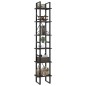 vidaXL Libreria a 6 Ripiani Grigia 40x30x210 cm in Truciolato vidaXL Libreria a 6 Ripiani Grigia 40x30x210 cm in Truciolato