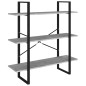 vidaXL Libreria Grigio Cemento 100x30x105 cm in Truciolato vidaXL Libreria Grigio Cemento 100x30x105 cm in Truciolato