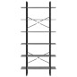 vidaXL Scaffale Alto Grigio Cemento 100x30x210 cm in Truciolato vidaXL Scaffale Alto Grigio Cemento 100x30x210 cm in Truciolato