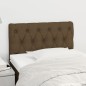 Testiera Marrone Scuro 80 x 7 x 78/88 cm in Tessuto Testiera Marrone Scuro 80 x 7 x 78/88 cm in Tessuto
