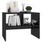 vidaXL Tavolino Nero Lucido 60x40x45 cm in Truciolato vidaXL Tavolino Nero Lucido 60x40x45 cm in Truciolato