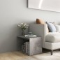 vidaXL Tavolino Grigio Cemento 59x36x38 cm in Truciolato vidaXL Tavolino Grigio Cemento 59x36x38 cm in Truciolato