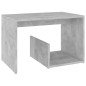 vidaXL Tavolino Grigio Cemento 59x36x38 cm in Truciolato vidaXL Tavolino Grigio Cemento 59x36x38 cm in Truciolato